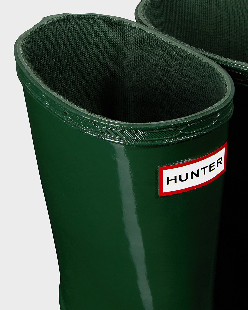 Gumowce Dziecięce - Hunter Original First Classic Gloss - Zielone - UVRD-79241